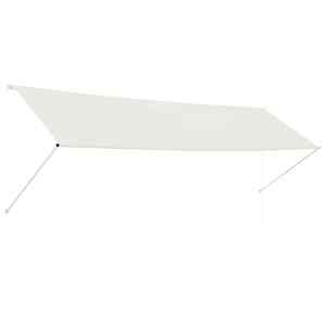 Zatahovací markýza krémová 400 x 150 cm - obrázek 2