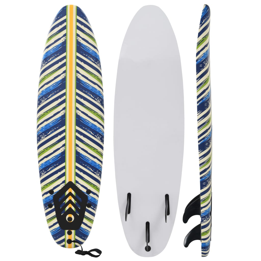 Image of vidaXL Surfboard 170 cm Leaf