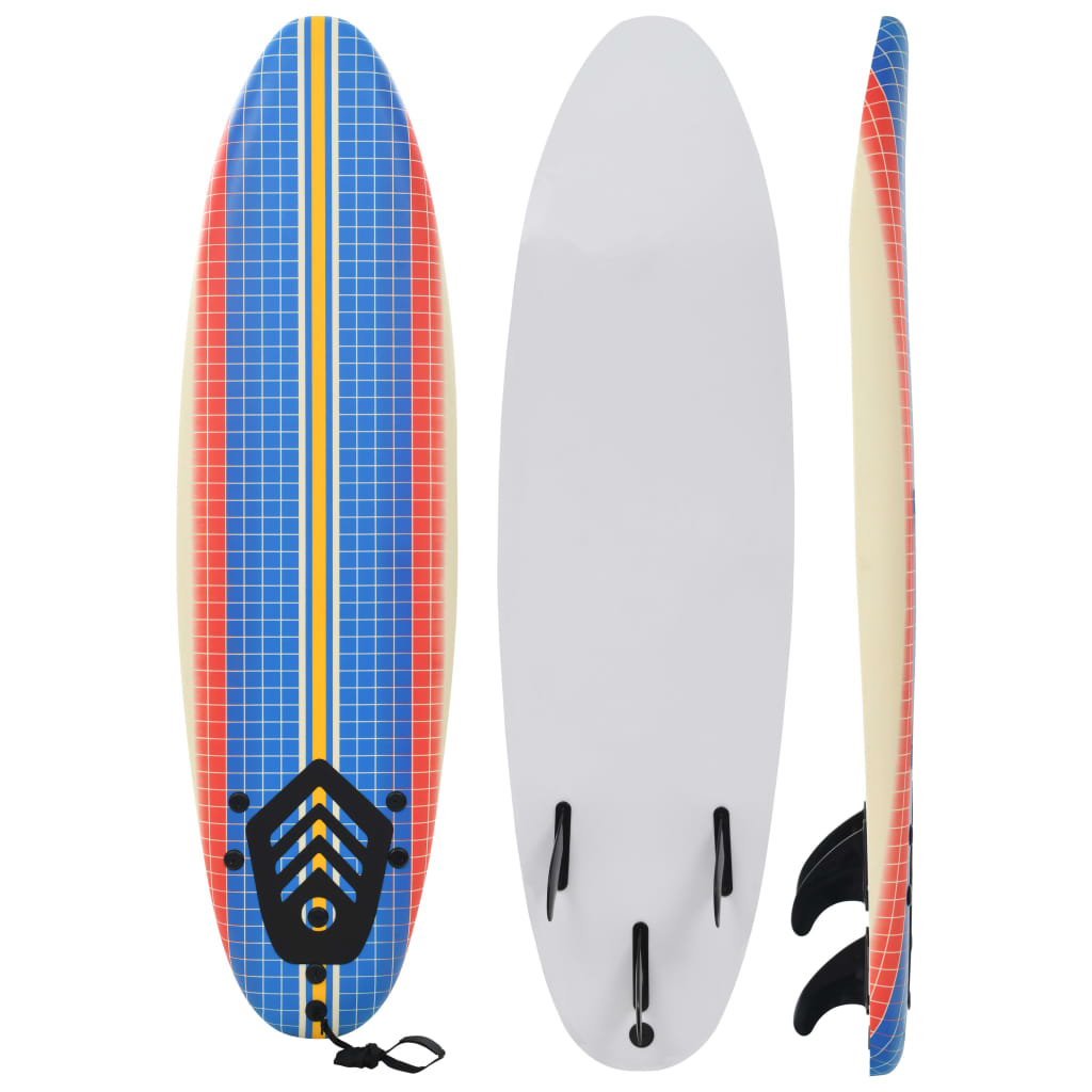 vidaXL Placă de surf, 170 cm, model mozaic vidaXL imagine model 2022