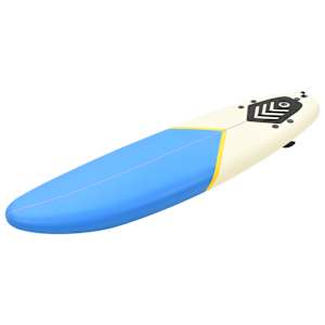 vidaXL Surfboard 170 cm Blue and Cream