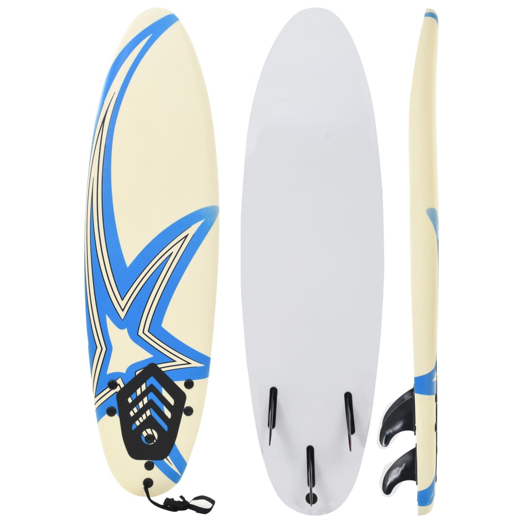 vidaXL Placă de surf, 170 cm, model stea vidaxl.ro
