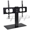 vidaXL telerikinnitus alusega, raud, must, 32"-70