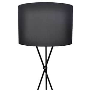 Stojací lampa se stojanem černá 139 cm - obrázek 2