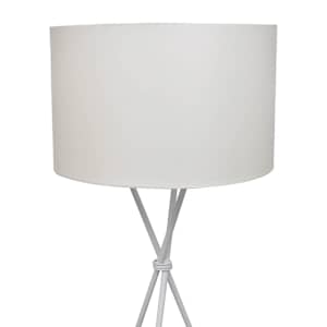 Stojací lampa se stojanem bílá 139 cm - obrázek 2