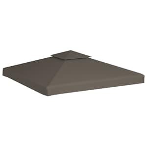 Náhradní dvojitá střecha na altán 310 g/m² 3 x 3 m barva taupe - obrázek 2