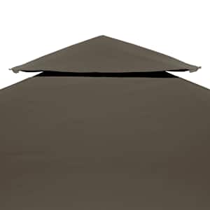 Náhradní dvojitá střecha na altán 310 g/m² 3 x 3 m barva taupe - obrázek 3