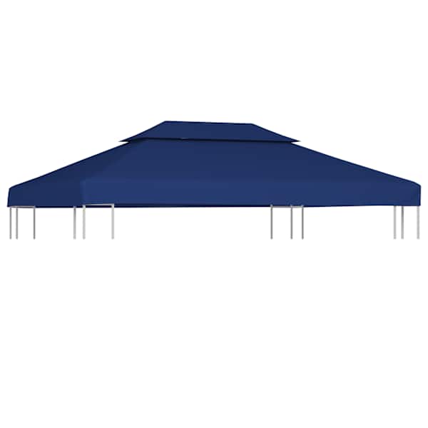 vidaXL kahekordne varjualuse katus 310 g/m&sup2; 4 x 3 m, sinine