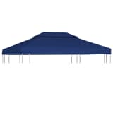 vidaXL Prieeldak 2 lagen 4x3m 310 g/m² blauw