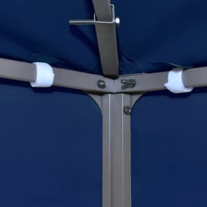 Náhradní dvouúrovňová střecha na altán 310 g/m² 4 x 3 m modrá - obrázek 4