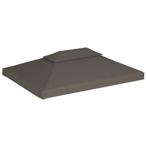 Náhradní dvojitá střecha na altán 310 g/m² 4 x 3 m barva taupe - obrázek 2