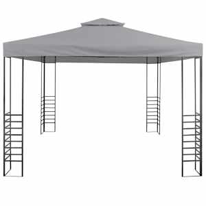 vidaXL Sodo pavėsinė, antracito spalva, 300x300x270cm