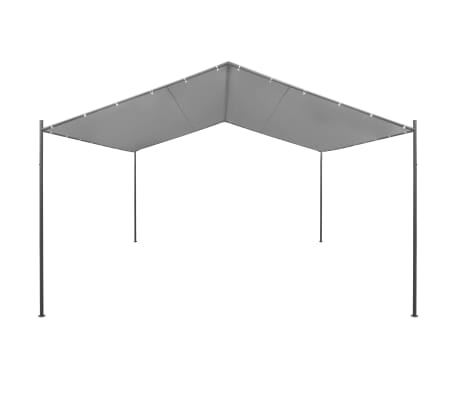 vidaXL Belv&eacute;d&egrave;re de jardin Acier 400 x 400 x 260 cm Anthracite