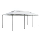 vidaXL Pavillon 600 x 298 x 270 cm Weiß