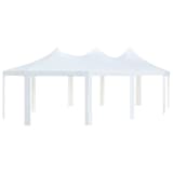vidaXL Pavillon 834 x 448 x 320 cm Weiß
