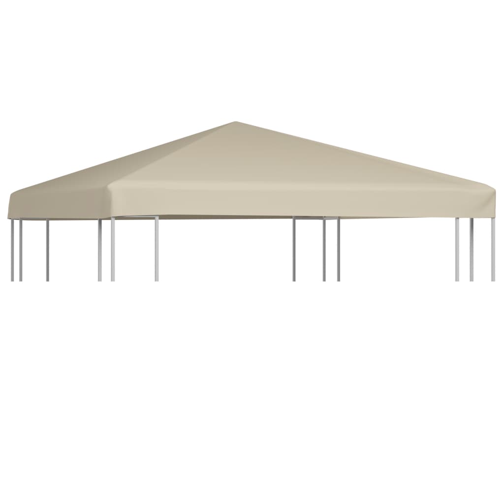 vidaXL Acoperiș de pavilion, bej, 3 x 3 m, 310 g/m²