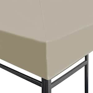 Náhradní střecha na altán 310 g/m² 3x3 m béžová - obrázek 3