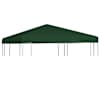 vidaXL varjualuse katus 310 g/m&sup2; 3 x 3 m, roheline