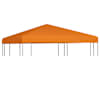 vidaXL varjualuse katus 310 g/m&sup2; 3 x 3 m, oranž