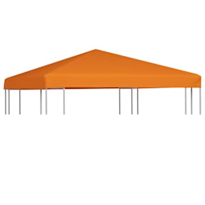 Náhradní střecha na altán 310 g/m² 3 x 3 m oranžová - obrázek 1