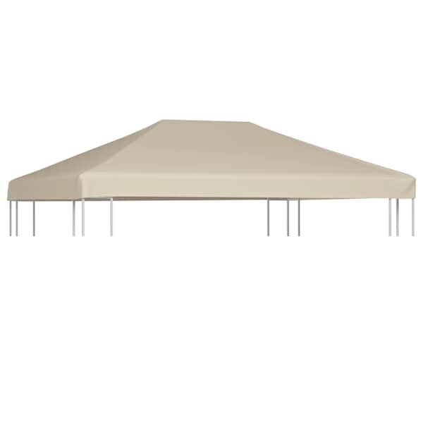 vidaXL varjualuse katus 310 g/m&sup2; 4 x 3 m, beež