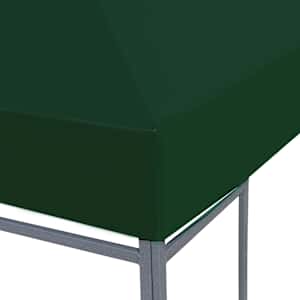 Náhradní střecha na altán 310 g/m² 4 x 3 m zelená - obrázek 3