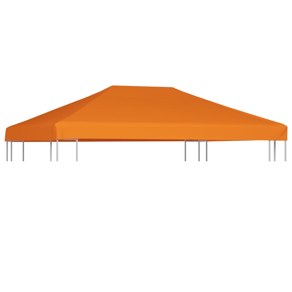 vidaXL Huvimajan katto 310 g/m² 4×3 m oranssi