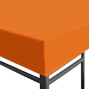 Náhradní střecha na altán 310 g/m² 4 x 3 m oranžová - obrázek 3