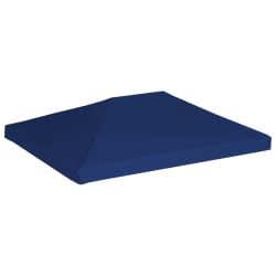 vidaXL Toldo de cenador 310 g/m² 4x3 m azul