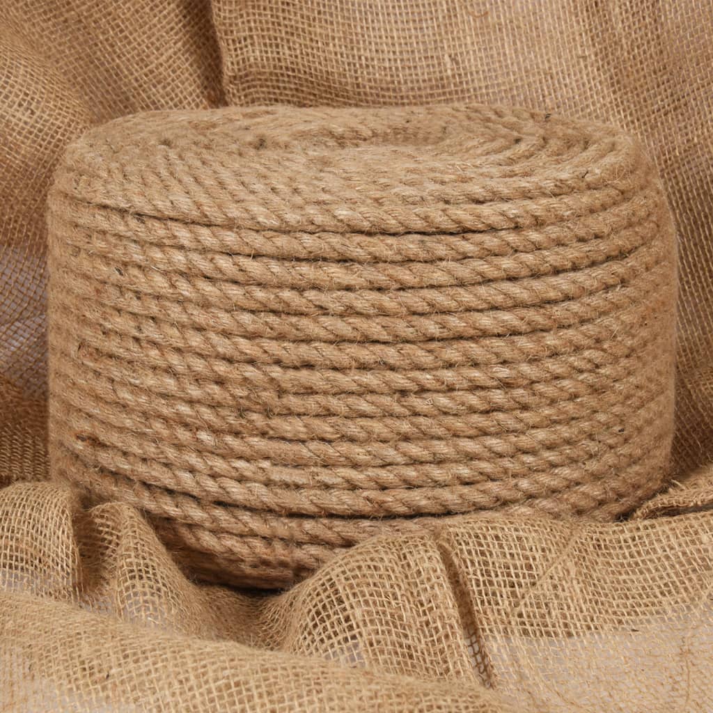 vidaXL Seil 100% Jute 14 mm 250 m