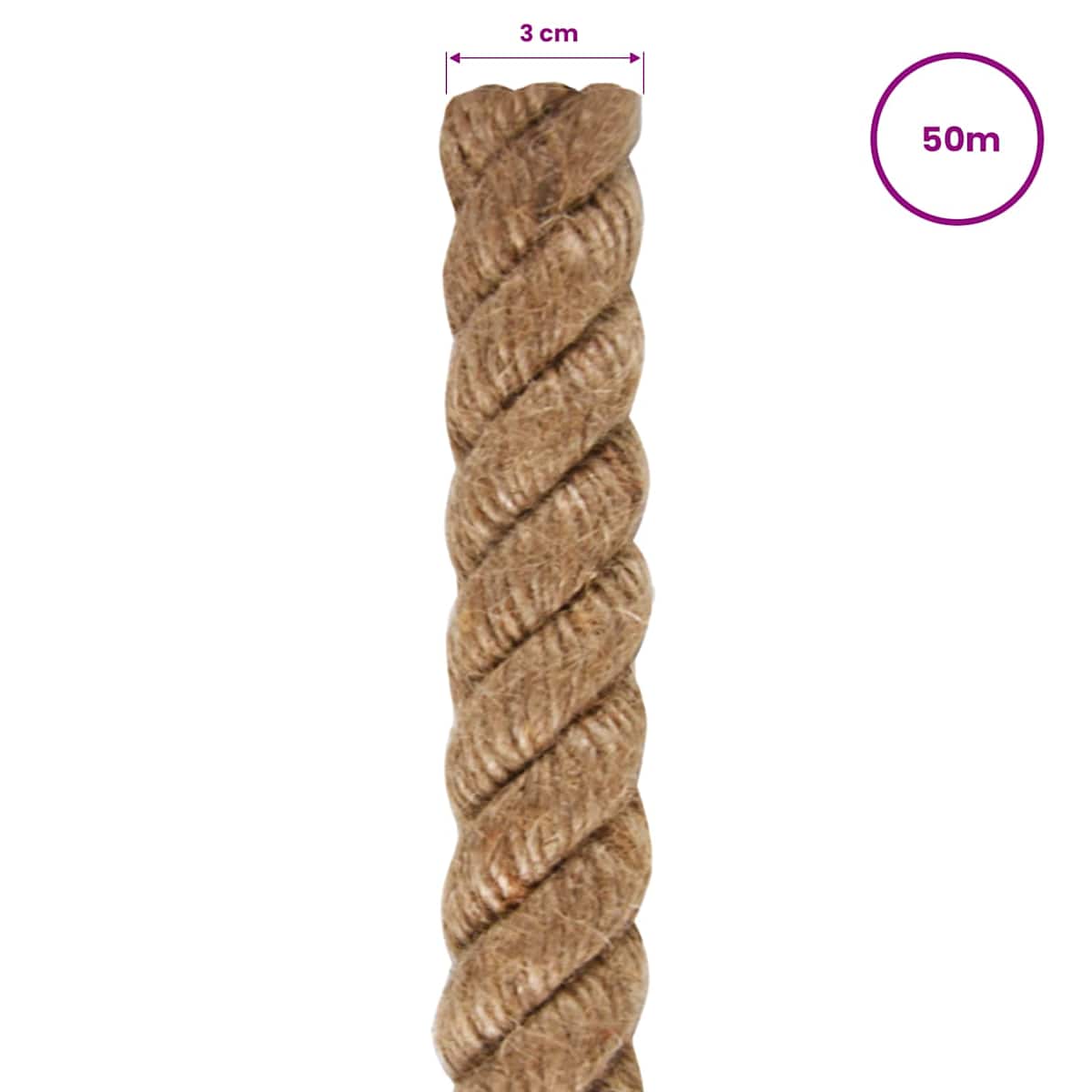Reb 100 % jute - Billede 3