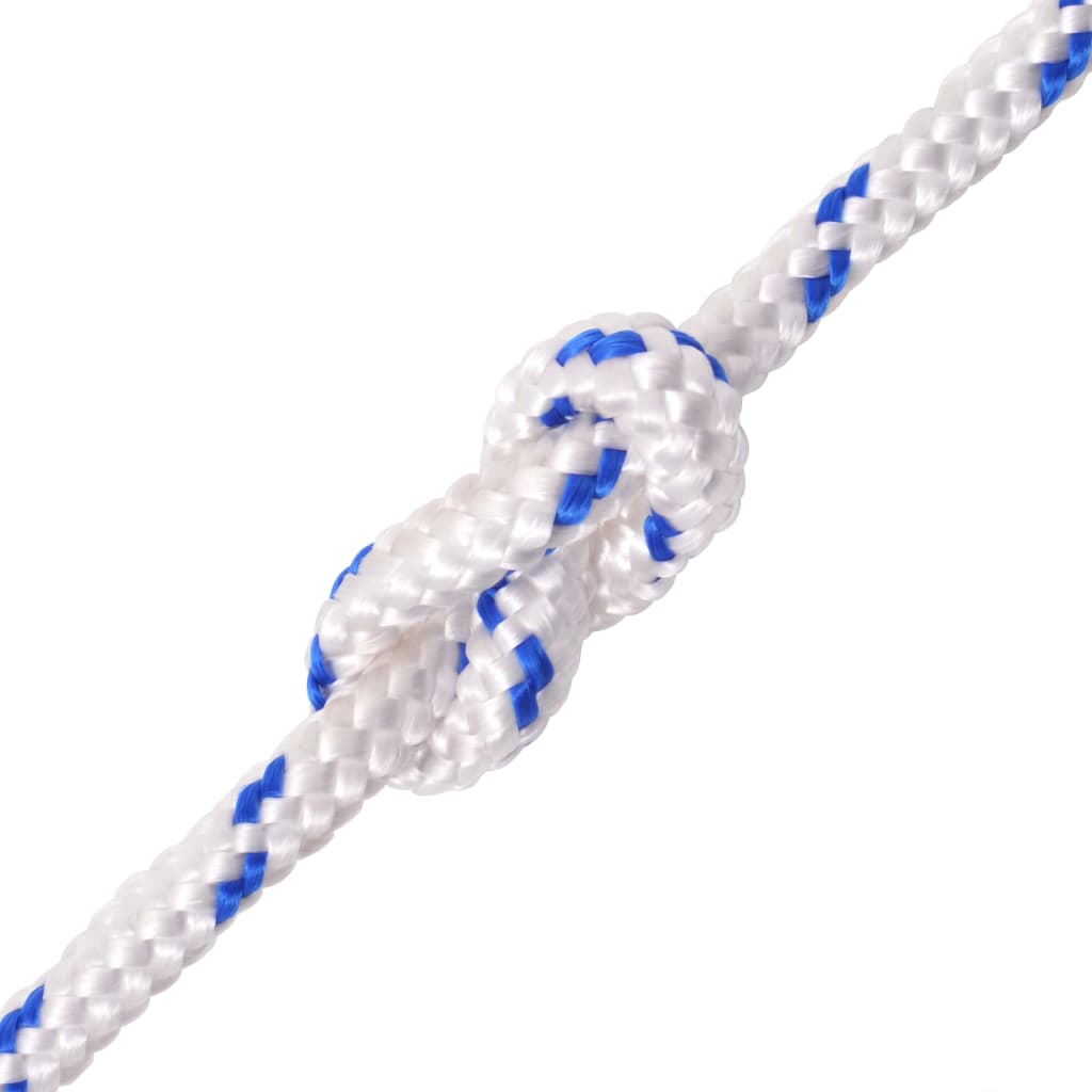vidaXL Boot touw 12 mm 250 m polypropyleen wit afbeelding