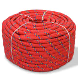 vidaXL Corda Nautica in Polipropilene 10 mm 250 m Rosso