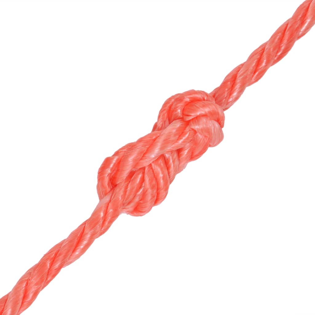 vidaXL Twisted Rope Polypropylene 6 mm 500 m Orange