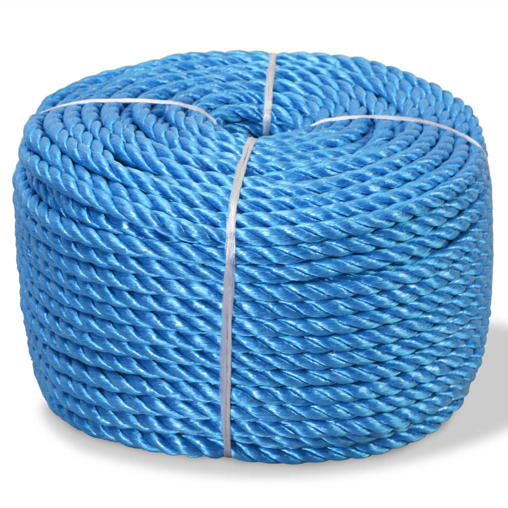 Petrashop  Kroucené lano z polypropylenu 10 mm 250 m modré