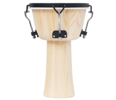 vidaXL Djembe Drum with Rod Tension 25 cm Goat Skin