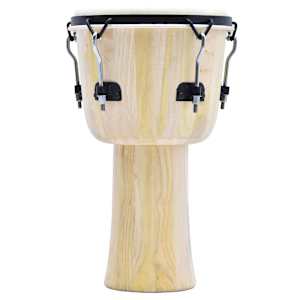 vidaXL Djemb&eacute; met spanstaaf en geitenvel 12''