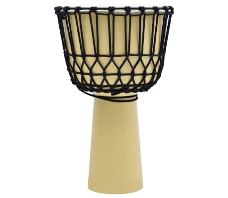 vidaXL Djembe būgnas su įtemptomis virvėmis, ožkos oda, 14"