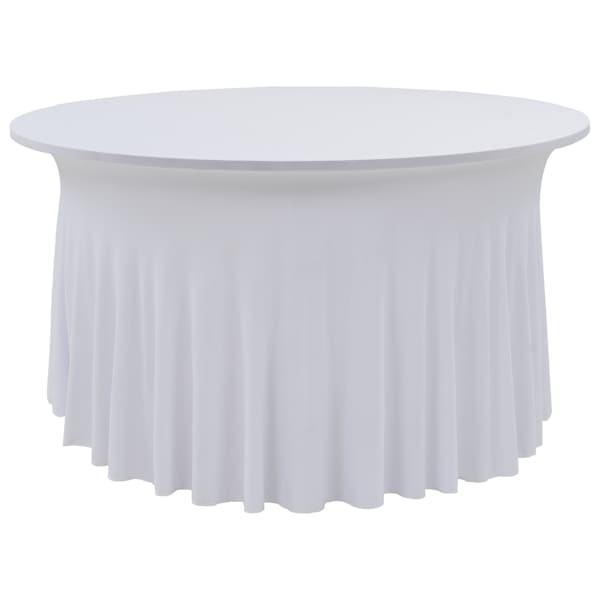 vidaXL 2 tk venivad lauakatted, 150 x 74 cm, valge