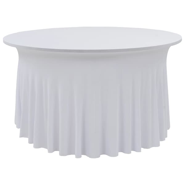 vidaXL 2 tk venivad lauakatted, 180 x 74 cm, valge