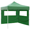 vidaXL kokkupandav telk 2 seinaga, 3 x 3 m, roheline