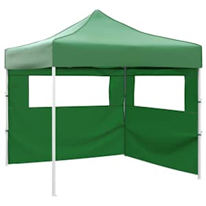 vidaXL kokkupandav telk 2 seinaga, 3 x 3 m, roheline