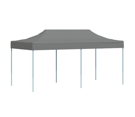 Tente De Réception VidaXL 3x6 M - Anthracite - Toit Imperméable - Cadre Acier - Pliante - Événements Extérieur