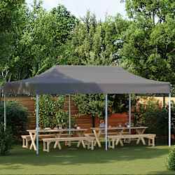 vidaXL Carpa de fiesta desplegable plegable antracita