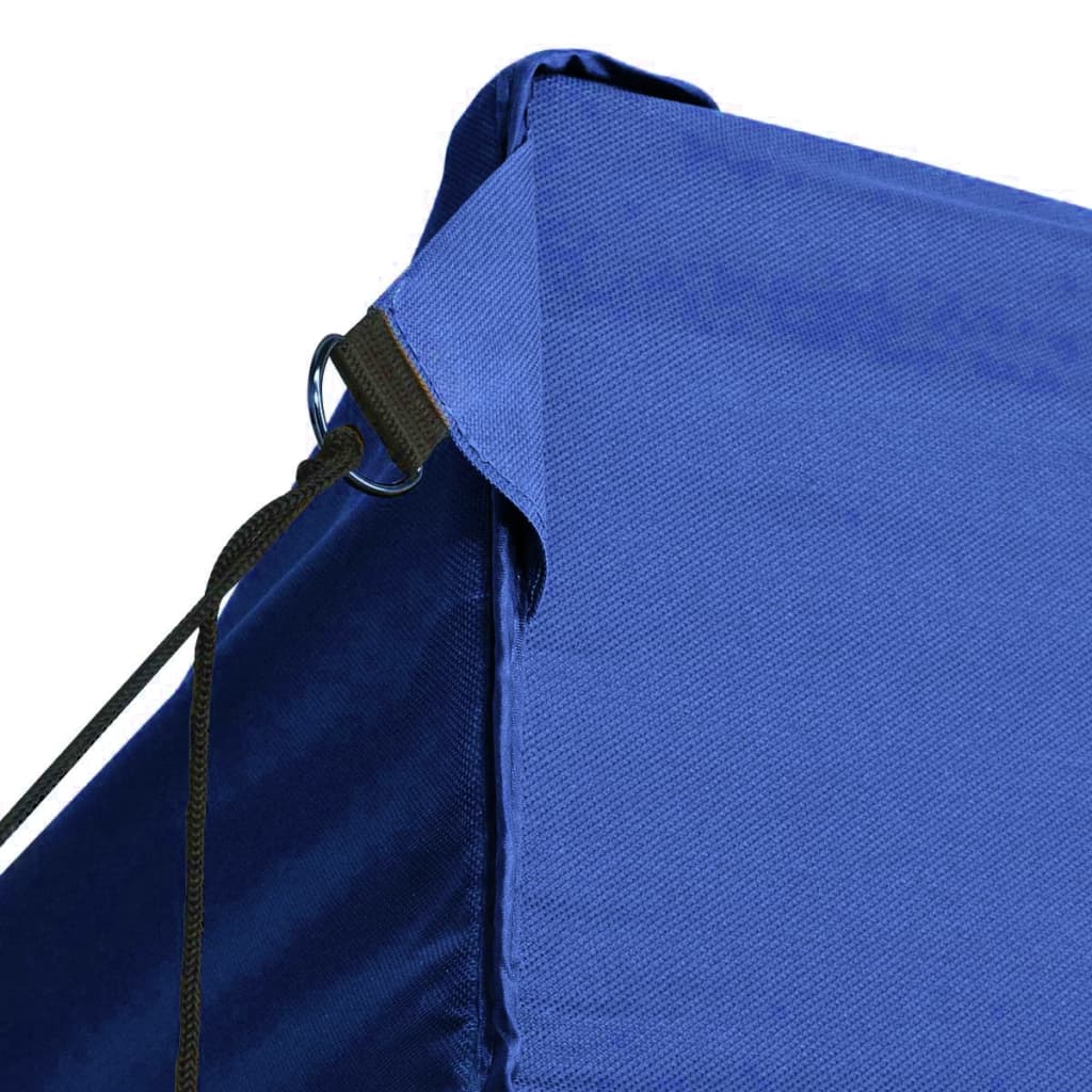 Kék összecsukható sátor 3 fallal, 3 x 4,5 méter 