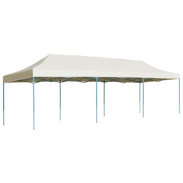 vidaXL kokkupandav pop-up peotelk, 3 x 9 cm, kreemjas