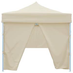 Skládací nůžkový party stan s 8 bočními stěnami 870x291x315 cm krémový - obrázek 5