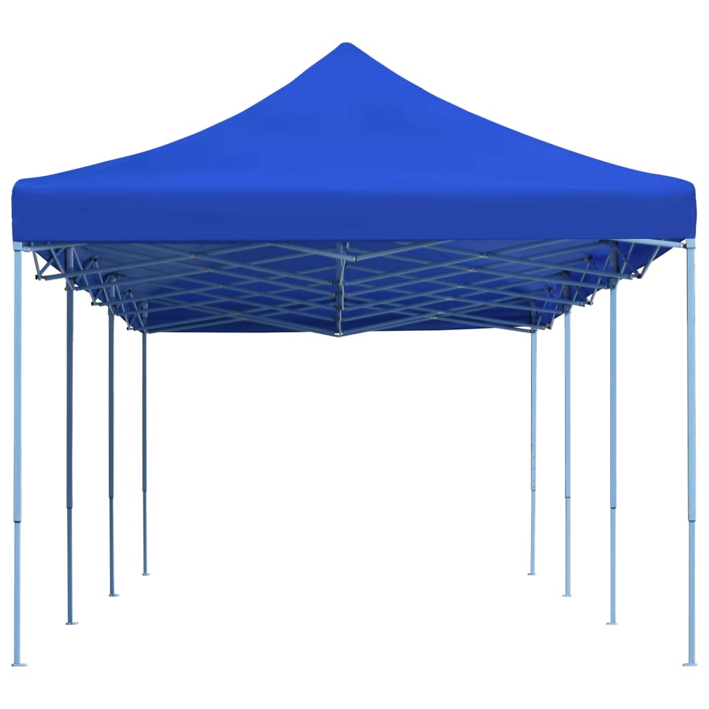 vidaXL Sklopivi šator za zabave 3 x 9 m plavi