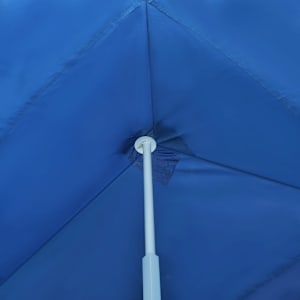 Skládací nůžkový party stan s 8 bočními stěnami 870x291x315 cm modrý - obrázek 8
