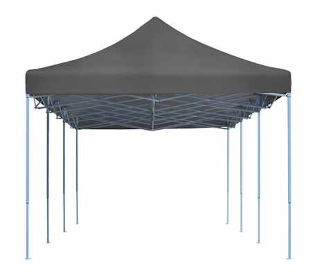 vidaXL saliekama svinību nojume, 3x9 m, antracītpelēka