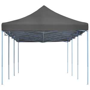 vidaXL saliekama svinību nojume, 3x9 m, antracītpelēka